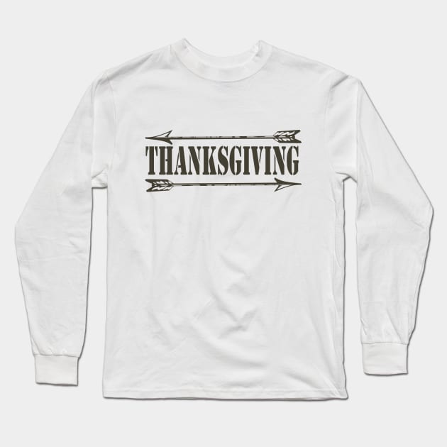 thanksgiving Long Sleeve T-Shirt by carismashop